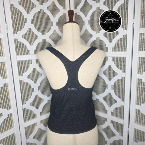 Danskin Women's Charcoal Athletic Racerback Tank Top Size XL - Picture 5 of 10